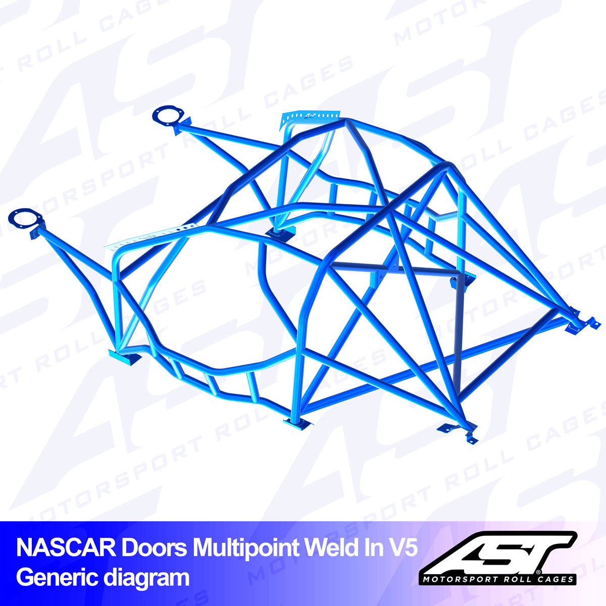 AST Überrollkäfige V5 Nascar Einschweißbarer 10-Punkt-Überrollkäfig für Nissan Silvia PS13 - The Performance Shop | Your #1 Source for Performance Parts