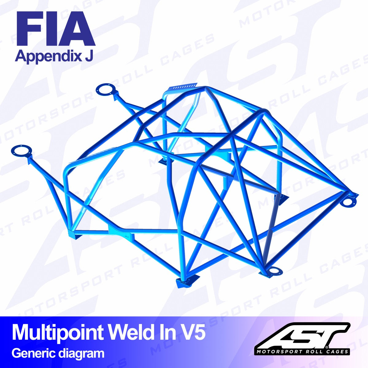 AST Überrollkäfige V5 Einschweißbarer 10-Punkt-Überrollkäfig für Ford Sierra MK1, 2 & 3 – Coupé (RWD) – FIA - The Performance Shop | Your #1 Source for Performance Parts