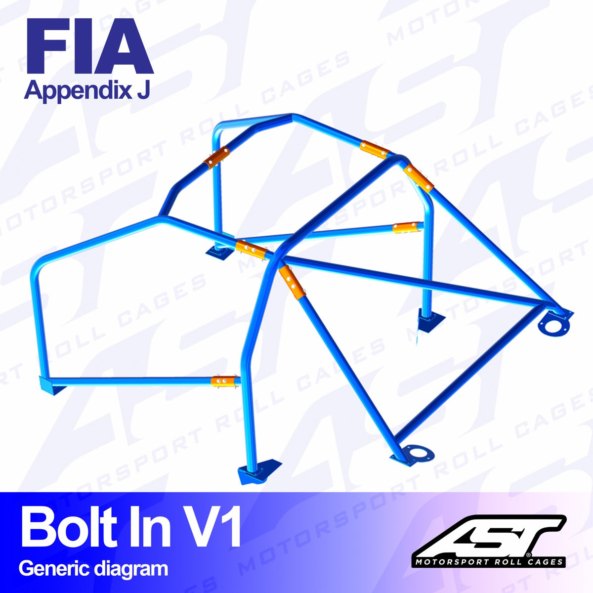 AST Rollcages V1 Bolt-In 6-Punkt-Überrollkäfig für Renault 5 – FIA - The Performance Shop | Your #1 Source for Performance Parts