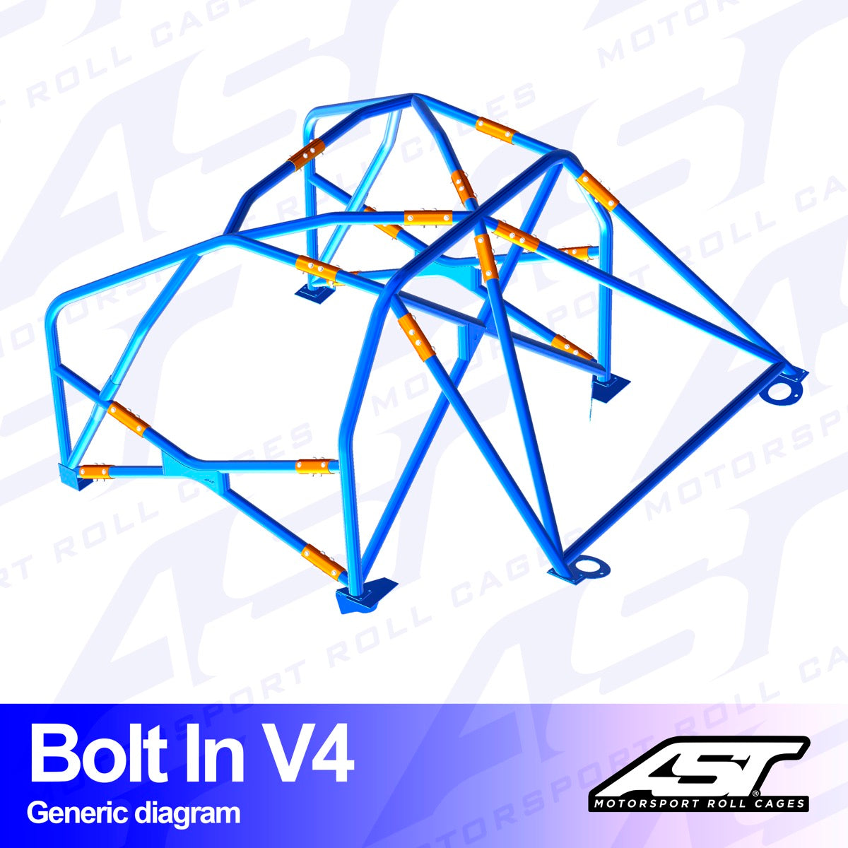 AST Überrollkäfige V4 Bolt-In 6-Punkt-Überrollkäfig für Hyundai Kona – FIA - The Performance Shop | Your #1 Source for Performance Parts