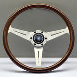 Nardi Classic ND36 Lenkrad, Holz, Satin Speichen, 40 mm Schüsselung (Schrauben im Sichtfeld) - The Performance Shop | Your #1 Source for Performance Parts