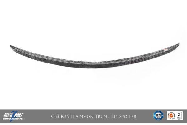 RevoZport Carbon Spoiler for Mercedes Benz C-Class C204 C63 AMG "RBS-II" only Coupe pre-facelift