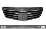 RevoZport Carbon Kühlergrill für Mercedes Benz E-Klasse W212 "Badgeless" Alle W212 Modelle mit Distronic