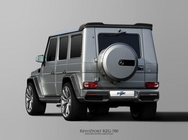 RevoZport Carbone Arrière/Pare-chocs pour Mercedes Benz Classe G W463 G63 AMG "RZG-700"