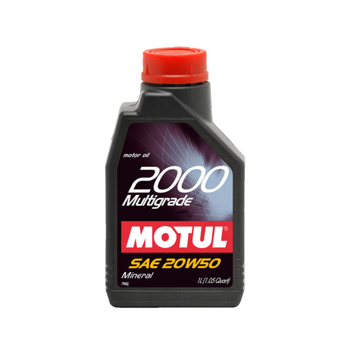 Motul 2000 Multigrade Engine Oil 20W50 (1L)