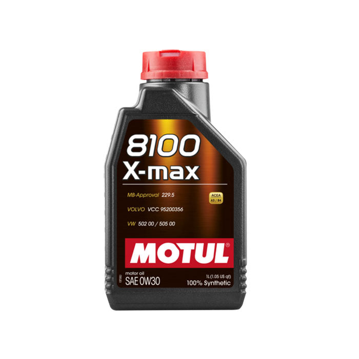 Motul 8100 X-Max 0W30 Motoröl (Mercedes, Volvo) 1L