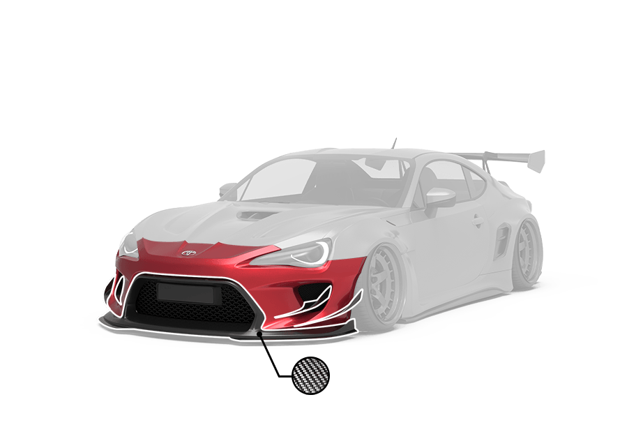 Robot Craftsman Toyota GT86 / BRZ Widebody Frontstoßstange und Frontlippe - The Performance Shop | Your #1 Source for Performance Parts