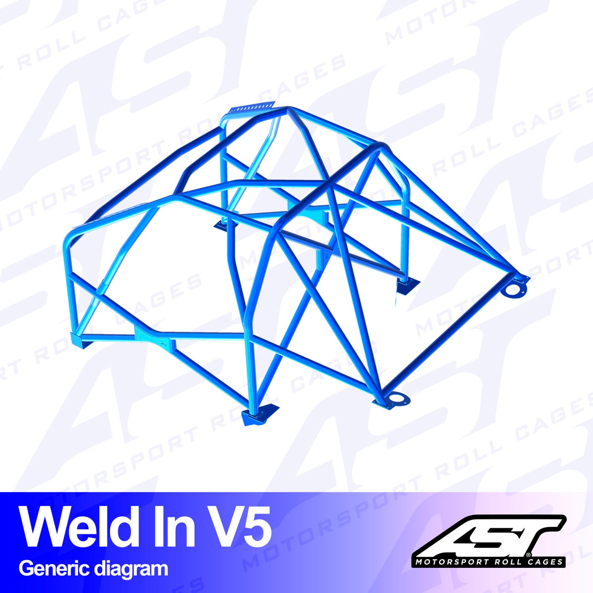 AST Rollcages V5 Einschweißbarer 8-Punkt-Überrollkäfig für Mazda MX-3 - The Performance Shop | Your #1 Source for Performance Parts