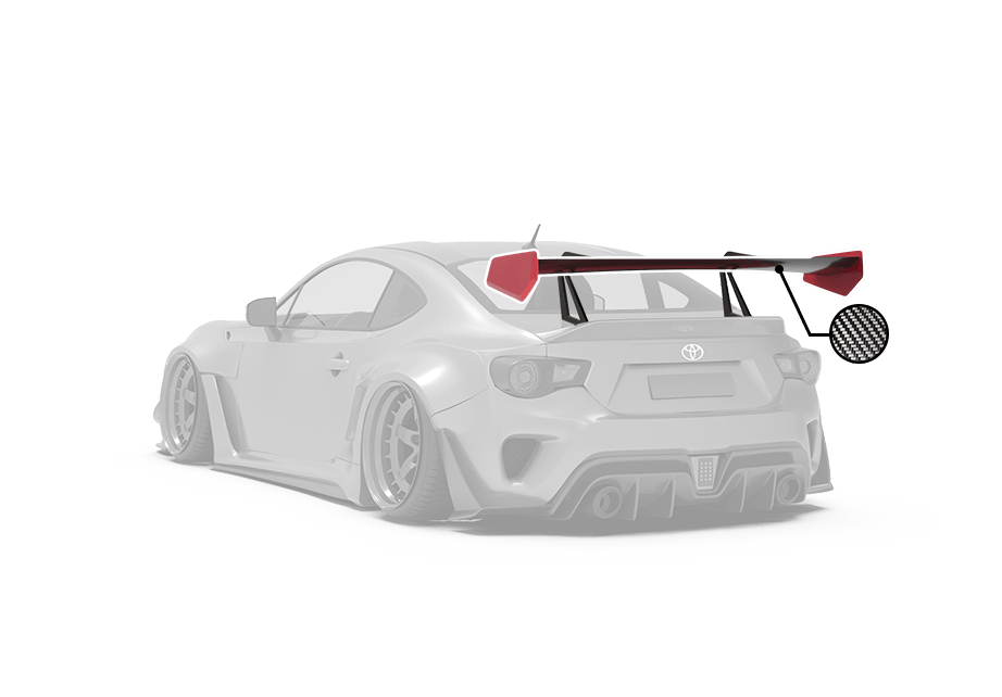 Robot Craftsman Toyota GT86 / BRZ GT Wing - The Performance Shop | Your #1 Source for Performance Parts