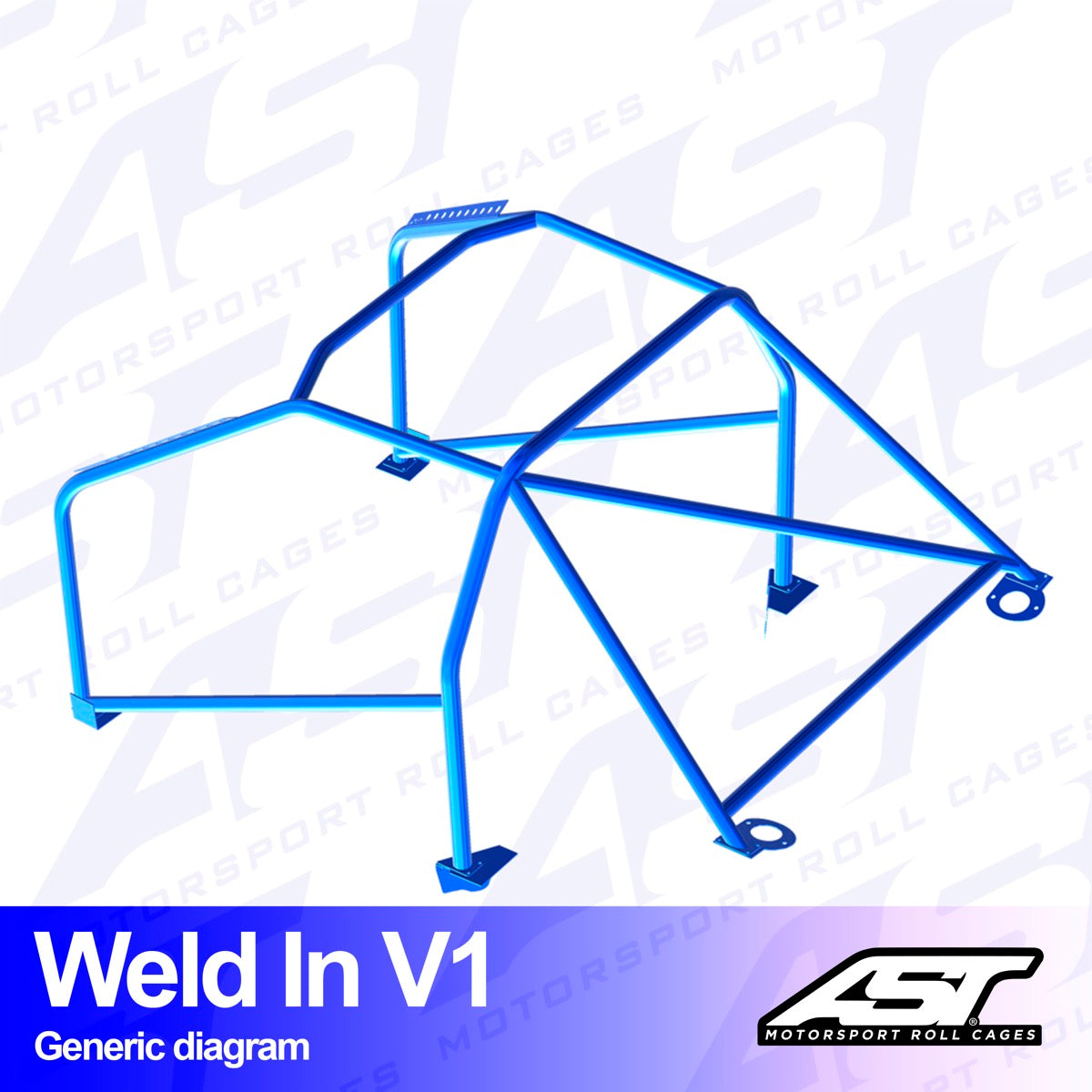 AST Überrollkäfige V1 Einschweißbarer 8-Punkt-Überrollkäfig für BMW E34 Limousine, RWD - The Performance Shop | Your #1 Source for Performance Parts