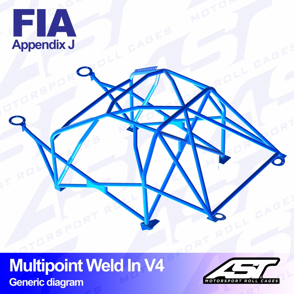 AST Überrollkäfige V4 Einschweißbarer 10-Punkt-Überrollkäfig für Porsche 911 964 – FIA - The Performance Shop | Your #1 Source for Performance Parts