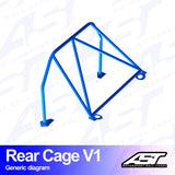 AST Rollcages V1 Einschraubbarer hinterer Überrollkäfig für Mazda RX-7 FD - The Performance Shop | Your #1 Source for Performance Parts