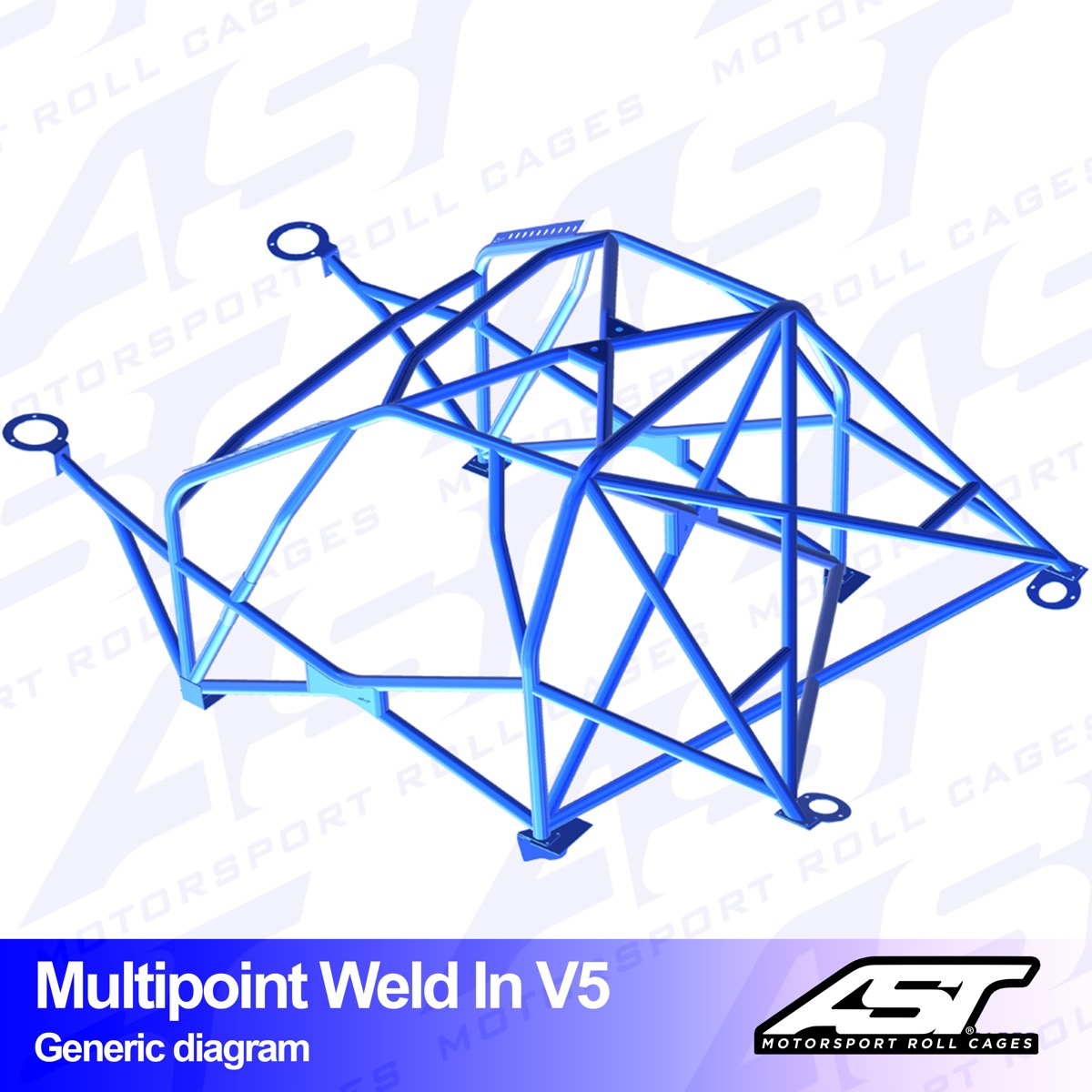 AST Überrollkäfige V5 Einschweißbarer 10-Punkt-Überrollkäfig für Audi S3 8L – 3-Türer, Quattro - The Performance Shop | Your #1 Source for Performance Parts