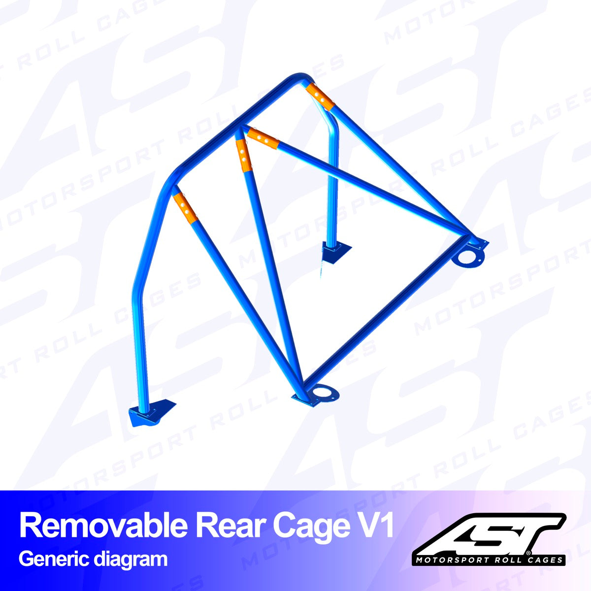 AST Überrollkäfige V1 Abnehmbarer, verschraubter hinterer Überrollkäfig für Audi S3 8V – 4-Türer, Quattro - The Performance Shop | Your #1 Source for Performance Parts