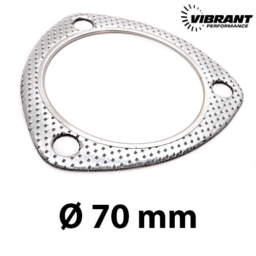 Vibrant Performance Exhaust Flange Gasket 70 mm - 2.75" (3 Hole)