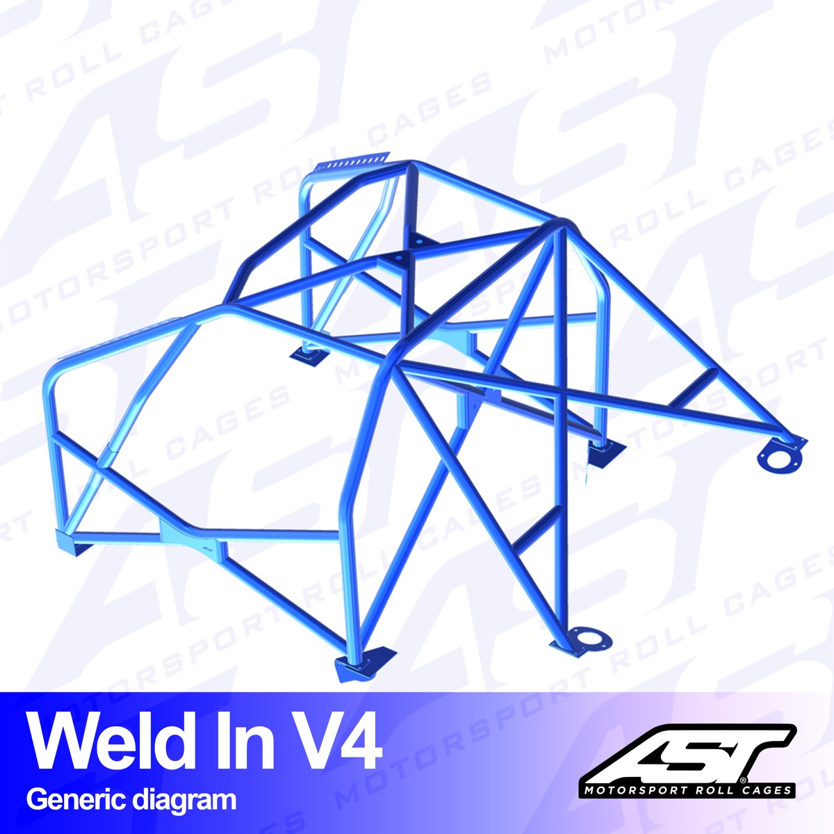 AST Überrollkäfige V4 Einschweißbarer 8-Punkt-Überrollkäfig für BMW E34 Limousine, RWD - The Performance Shop | Your #1 Source for Performance Parts