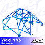 AST Überrollkäfige V5 Einschweißbarer 8-Punkt-Überrollkäfig für Opel Vectra A 5-türige Limousine, FWD - The Performance Shop | Your #1 Source for Performance Parts