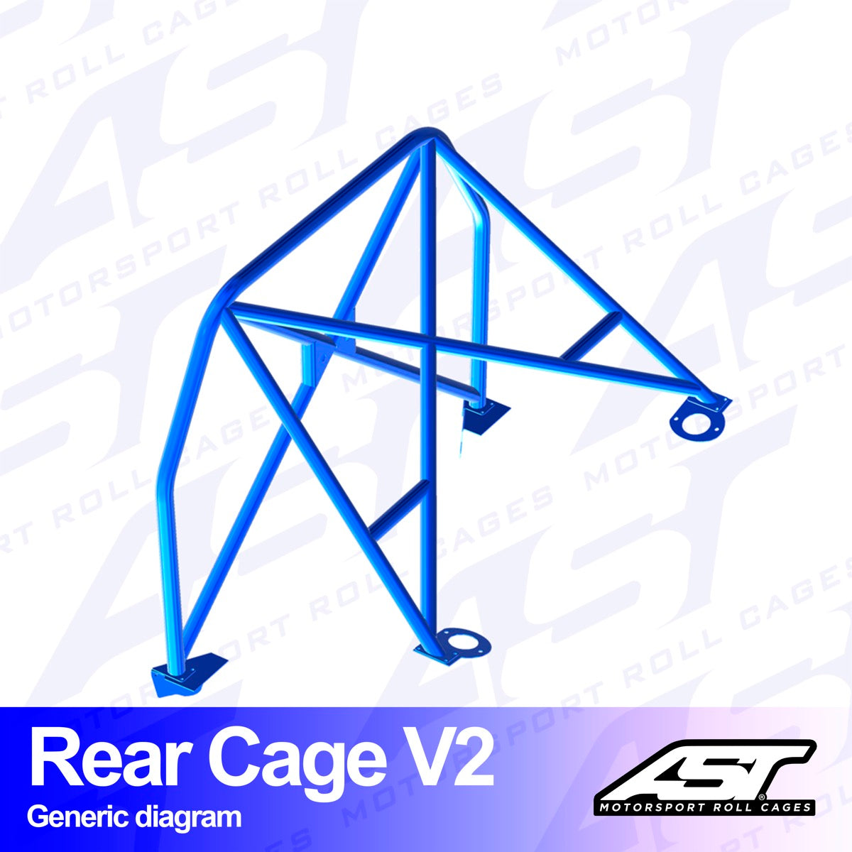 AST Rollcages V2 Bolt-In Hinterer Überrollkäfig für Opel Manta B - The Performance Shop | Your #1 Source for Performance Parts