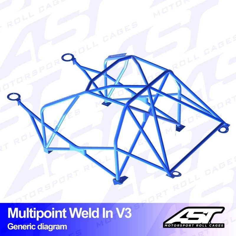 AST Überrollkäfige V3 Einschweißbarer 10-Punkt-Überrollkäfig für BMW E36 Compact - The Performance Shop | Your #1 Source for Performance Parts