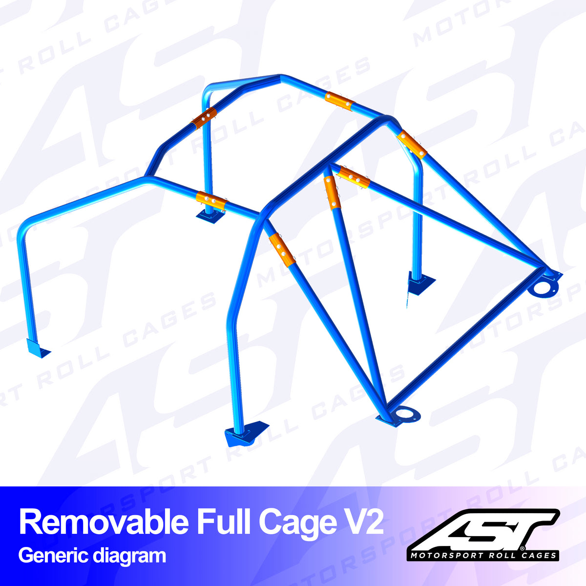 AST Rollcages V2 Abnehmbarer, verschraubter 6-Punkt-Überrollkäfig für Toyota MR2 SW20 - The Performance Shop | Your #1 Source for Performance Parts