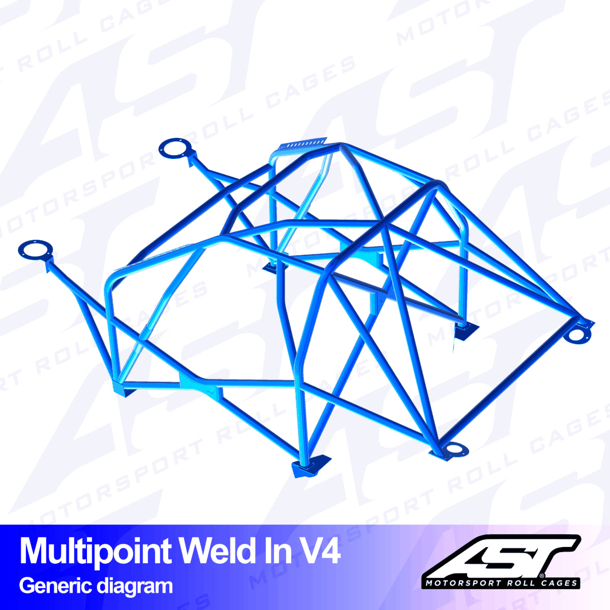 AST Überrollkäfige V4 Einschweißbarer 10-Punkt-Überrollkäfig für Mazda RX-7 FD - The Performance Shop | Your #1 Source for Performance Parts