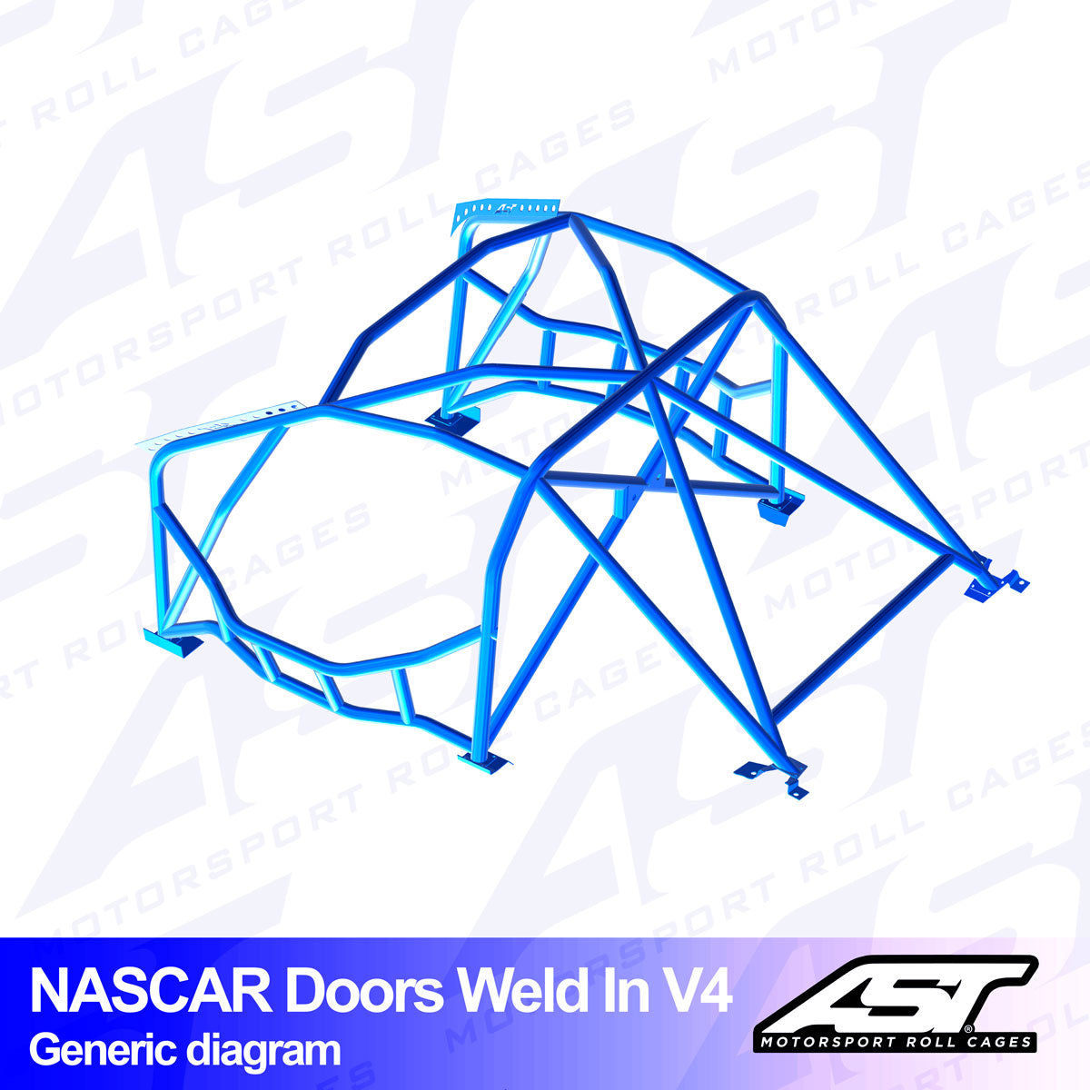 AST Überrollkäfige V4 Nascar Einschweißbarer 8-Punkt-Überrollkäfig für BMW E34 Limousine, RWD - The Performance Shop | Your #1 Source for Performance Parts