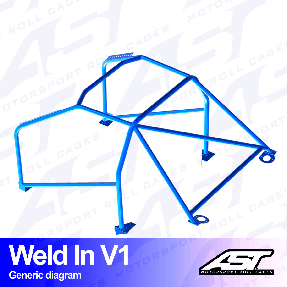 AST Überrollkäfige V1 Einschweißbarer 8-Punkt-Überrollkäfig für Audi A4 B5 Avant (Quattro) – FIA - The Performance Shop | Your #1 Source for Performance Parts