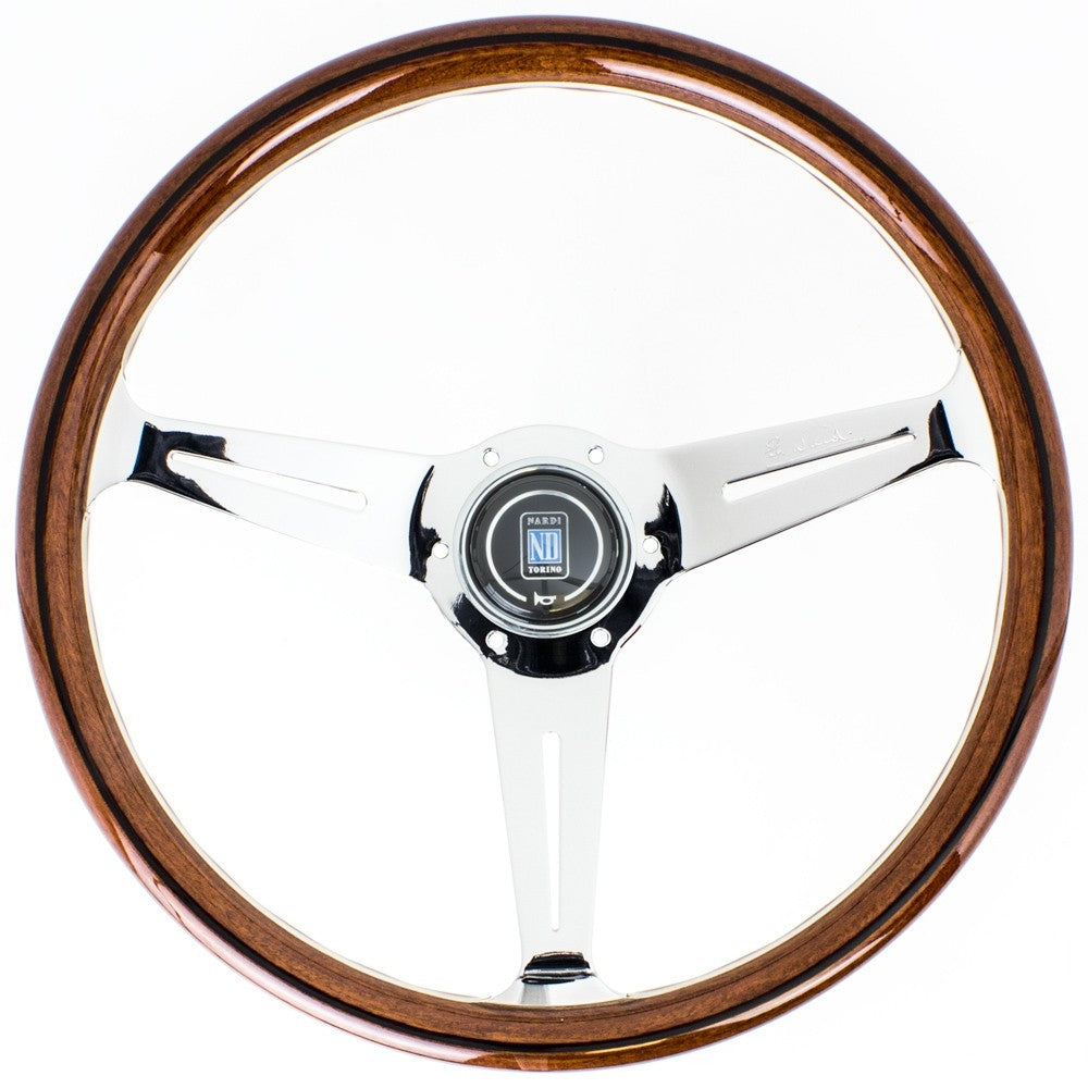 Nardi Classic ND36 Lenkrad, Holz, Chrome Speichen, 40 mm Schüsselung - The Performance Shop | Your #1 Source for Performance Parts