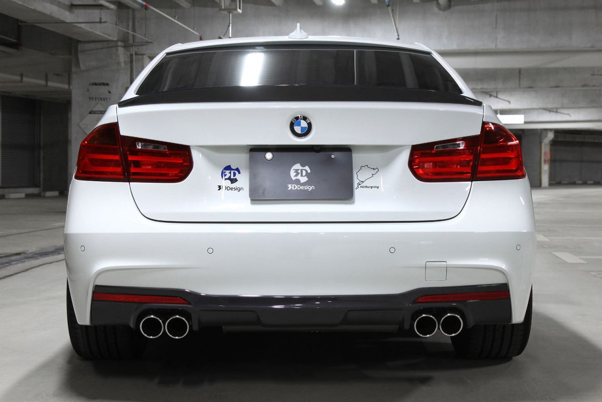3DDesign Carbon Diffusor passend für BMW F30 F31 mit M-Paket für Duplex AGA (335i, AH3) - The Performance Shop | Your #1 Source for Performance Parts