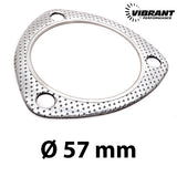 Vibrant Performance Exhaust Flange Gasket 57 mm - 2.25" (3 Hole)