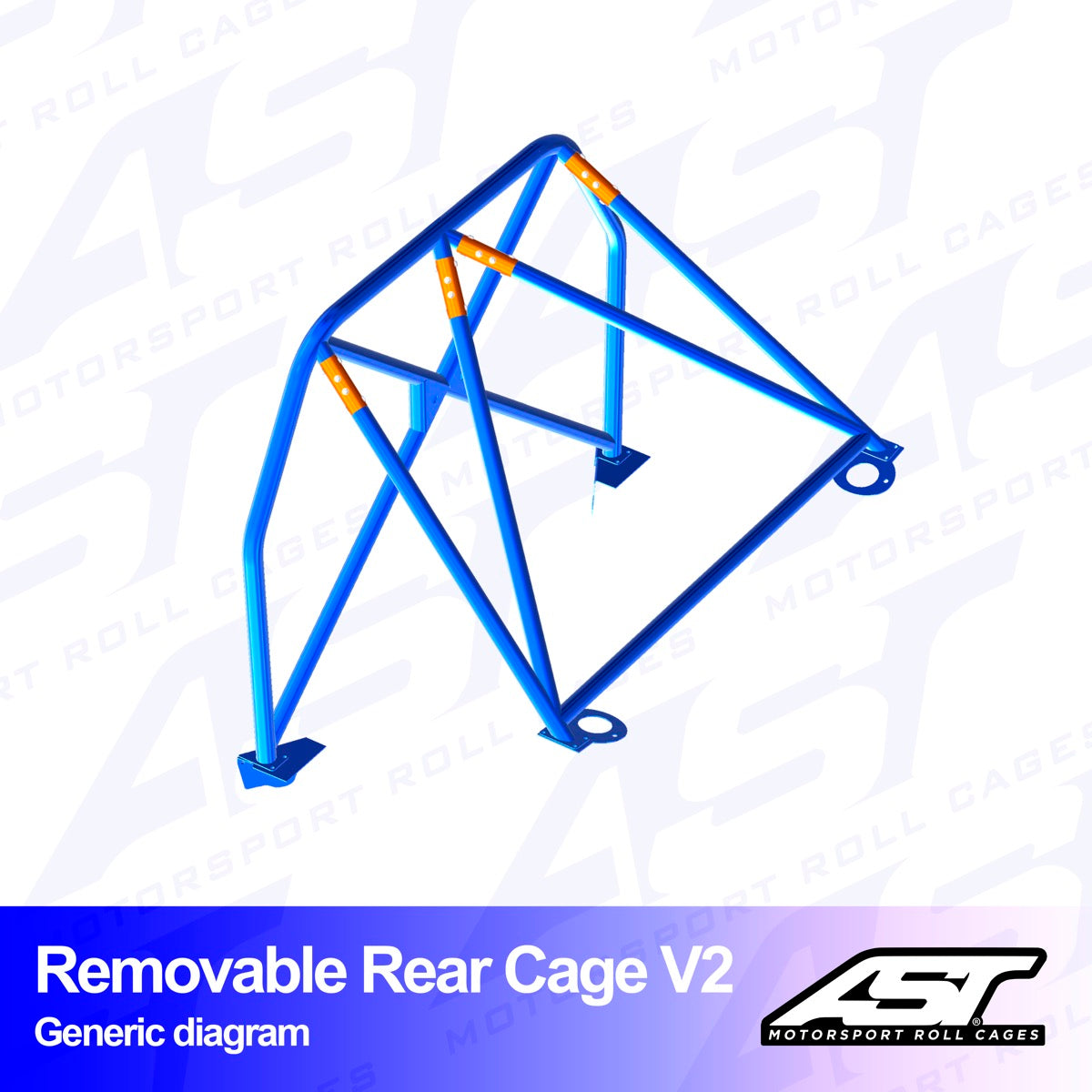 AST Rollcages V2 Abnehmbarer, verschraubter hinterer Überrollkäfig für Toyota MR-S - The Performance Shop | Your #1 Source for Performance Parts