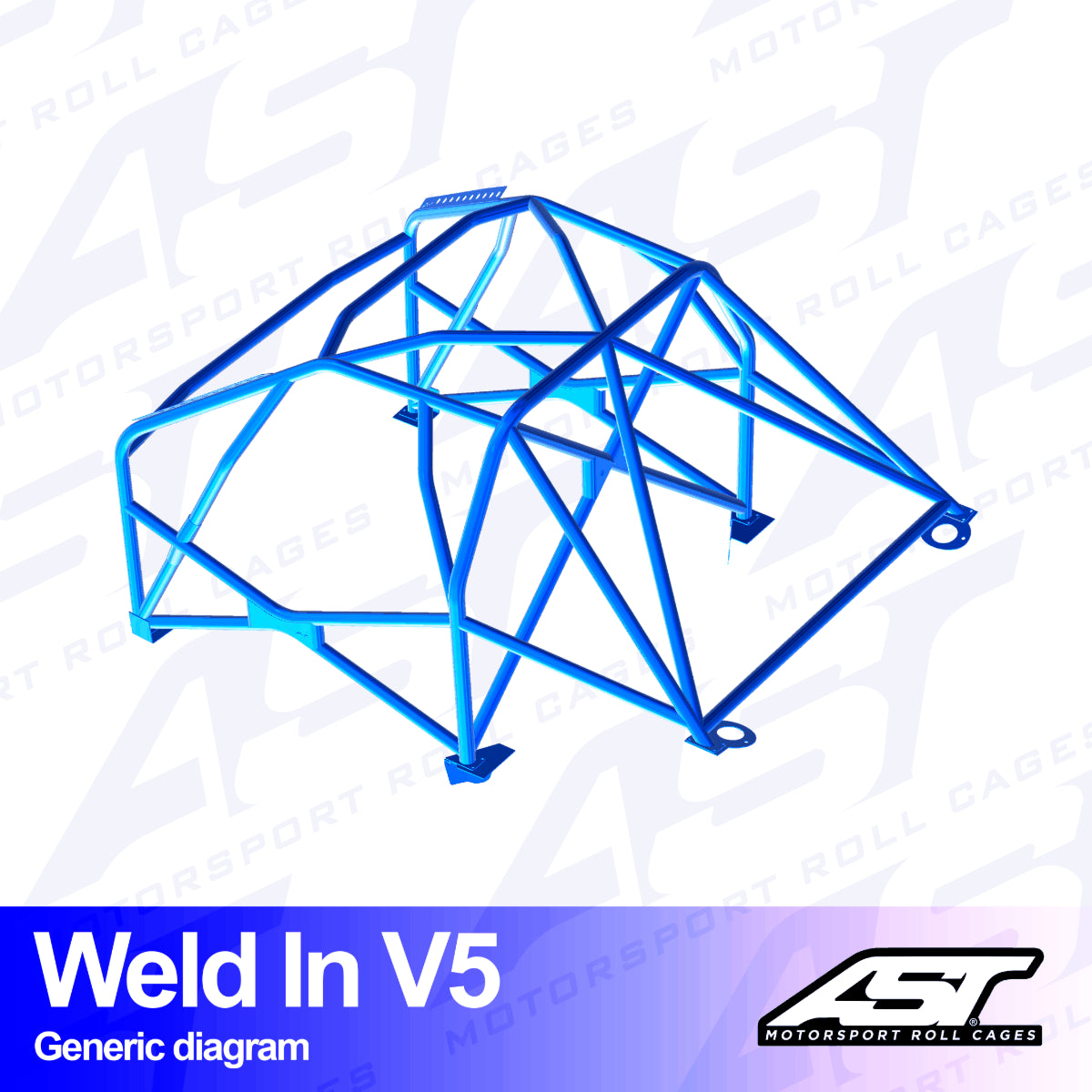 AST Rollcages V5 Einschweißbarer 8-Punkt-Überrollkäfig für Volvo 145 - The Performance Shop | Your #1 Source for Performance Parts