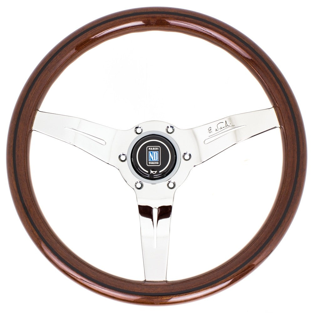 Nardi Deep Corn Lenkrad, Holz, Chrome Speichen, 50 mm Schüsselung, Durchmesser 33 cm - The Performance Shop | Your #1 Source for Performance Parts