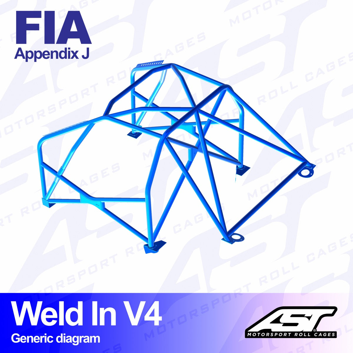 AST Überrollkäfige V4 Einschweißbarer 8-Punkt-Überrollkäfig für Honda Integra DB, DC – FIA - The Performance Shop | Your #1 Source for Performance Parts