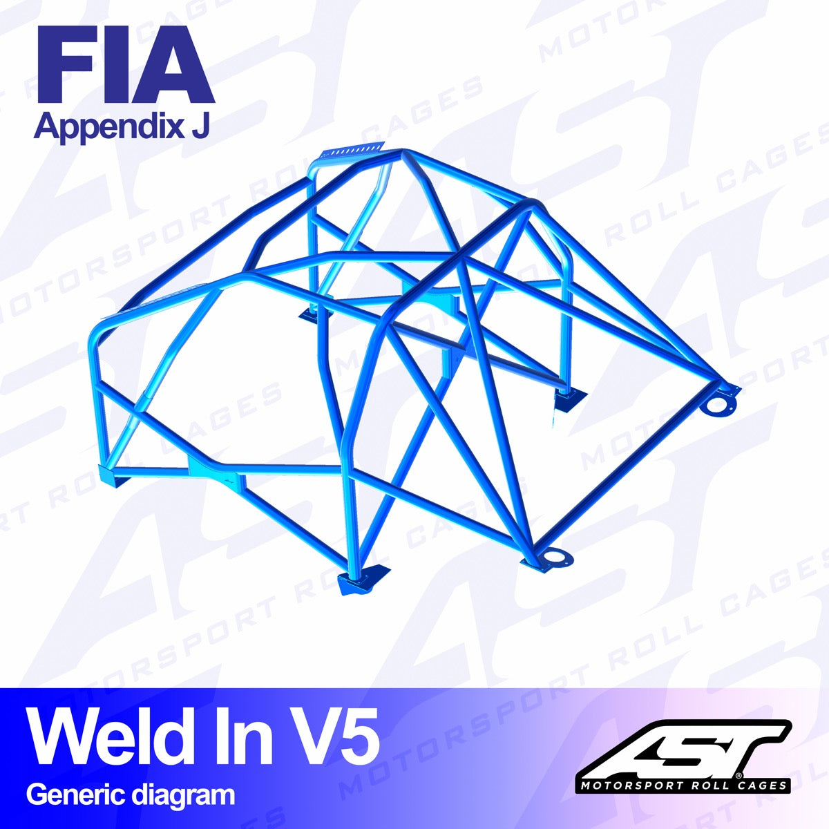 AST Überrollkäfige V5 Einschweißbarer 8-Punkt-Überrollkäfig für Mercedes C123 – FIA - The Performance Shop | Your #1 Source for Performance Parts
