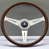 Nardi Classic ND36 Lenkrad, Holz, Satin Speichen, 40 mm Schüsselung (Großer Hub) - The Performance Shop | Your #1 Source for Performance Parts