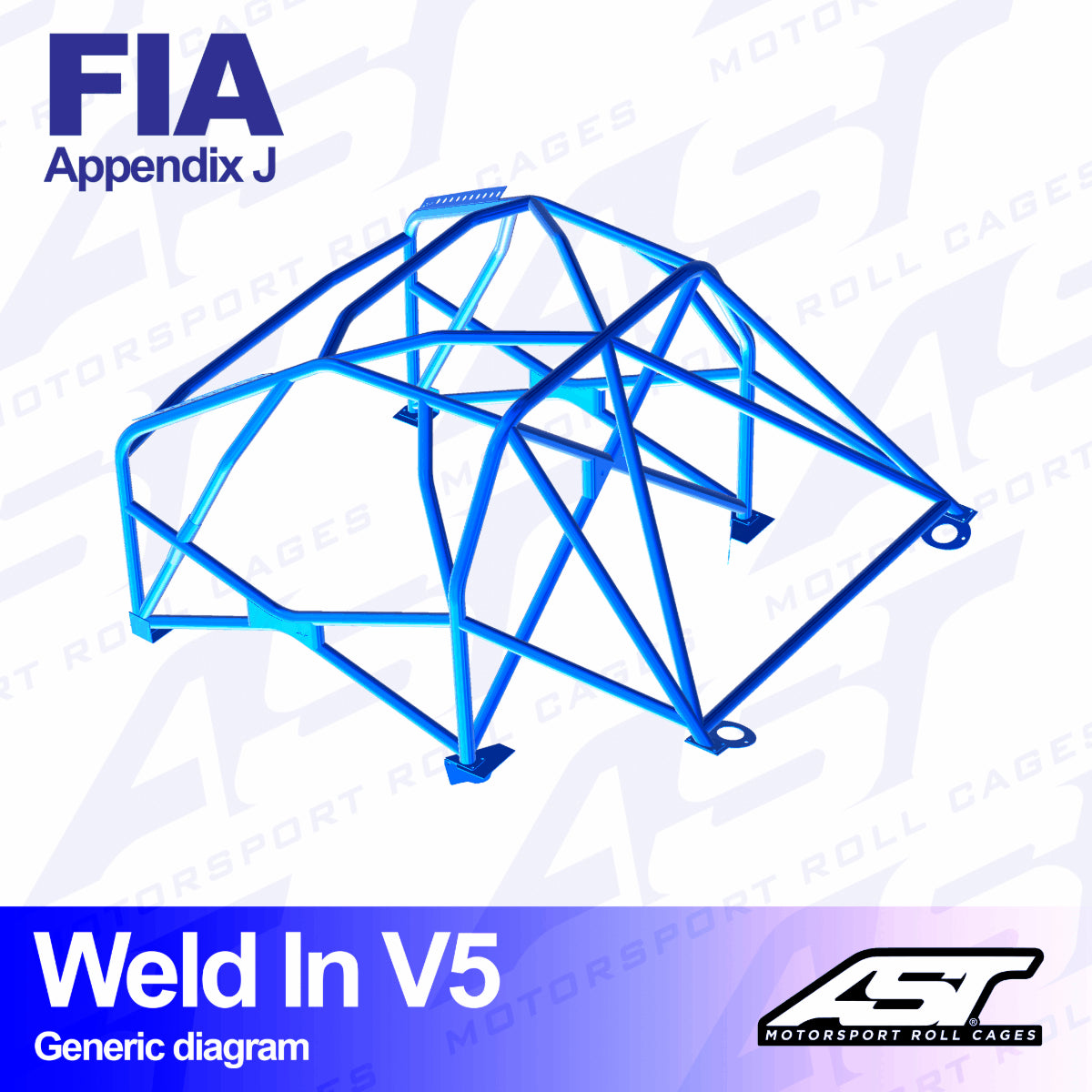 AST Überrollkäfige V5 Einschweißbarer 8-Punkt-Überrollkäfig für Mercedes 190 – FIA - The Performance Shop | Your #1 Source for Performance Parts