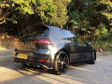 RevoZport Carbon Diffusor für Volkswagen Golf MK7|Golf 7 R "Razor 7R" Facelift