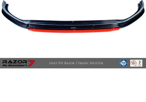 RevoZport Carbon Front Lip for Volkswagen Golf MK7|Golf 7 GTI Pre-Facelift "Razor 7"