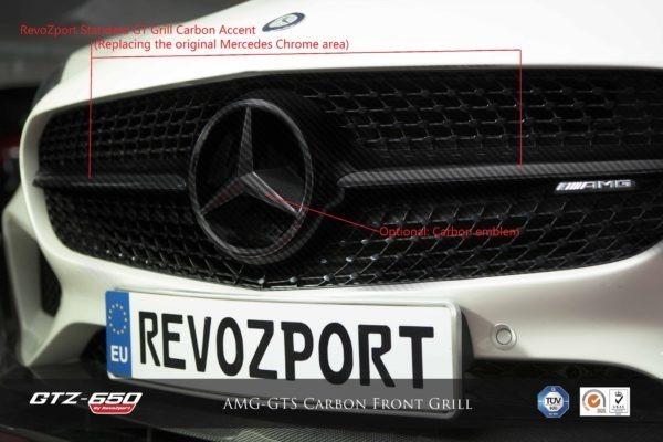 RevoZport Carbon Kühlergrill für Mercedes Benz R190 GT-S GTZ-650 - The Performance Shop | Your #1 Source for Performance Parts