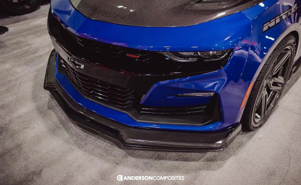 Anderson Composites Carbon Frontlippe für Chevrolet Camaro 2019 Style Type-SS - The Performance Shop | Your #1 Source for Performance Parts