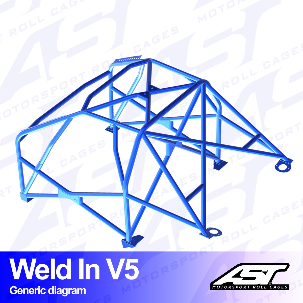 AST Überrollkäfige V5 Einschweißbarer 8-Punkt-Überrollkäfig für VW Scirocco (08-17) - The Performance Shop | Your #1 Source for Performance Parts