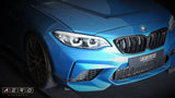 AERO Dynamics Canards für BMW 2er F87 M2 Competition Köper Carbon Grobgewebt matt - The Performance Shop | Your #1 Source for Performance Parts