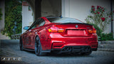 AERO Dynamics Diffusor für BMW 3er|4er F80|F82 M3|M4 DTM Style Leinen Carbon matt - The Performance Shop | Your #1 Source for Performance Parts