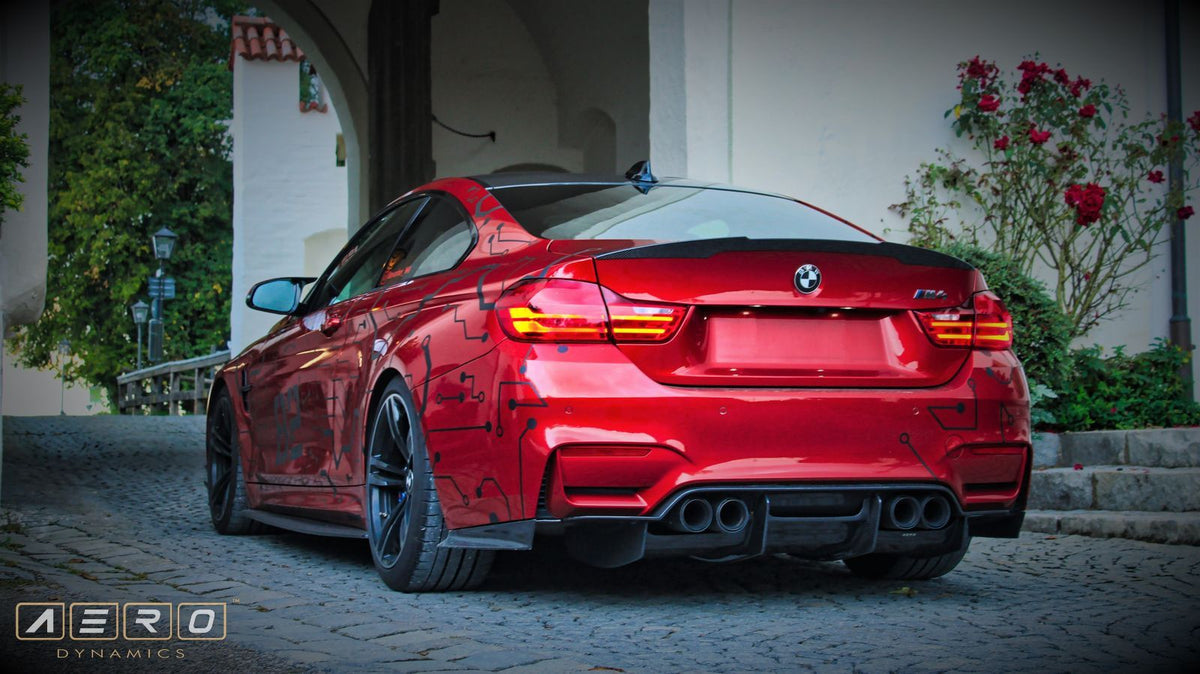 AERO Dynamics Diffusor für BMW 3er|4er F80|F82 M3|M4 DTM Style köper Carbon matt - The Performance Shop | Your #1 Source for Performance Parts