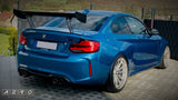 AERO Dynamics Heckflügel für BMW 2er|3er|4er F80|F82|F87|G80|G84 M2|M3|M4 VLN-Racing Style köper Carbon Grobgewebt glänzend - The Performance Shop | Your #1 Source for Performance Parts