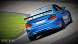 AERO Dynamics Heckflügel für BMW 2er|3er|4er F80|F82|F83|F87 M2|M3|M4 DTM Style köper Carbon Grobgewebt matt - The Performance Shop | Your #1 Source for Performance Parts