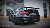 AERO Dynamics Heckflügel für BMW 2er|3er|4er F80|F82|F87|G80|G89 M2|M3|M4 GTS Design forged Carbon matt - The Performance Shop | Your #1 Source for Performance Parts