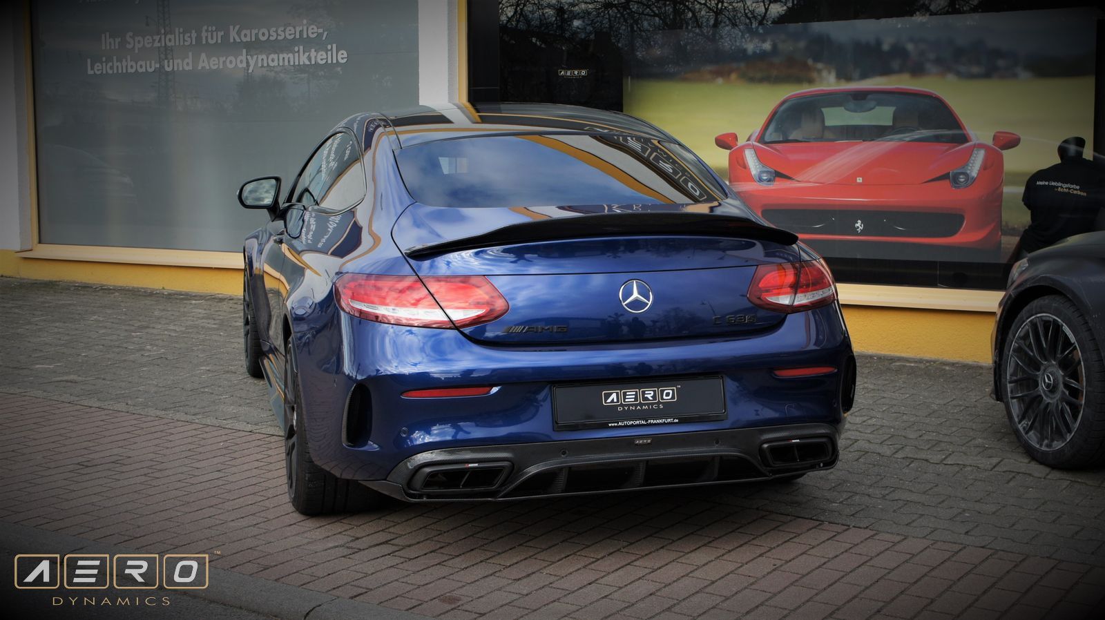 AERO Dynamics Spoiler für Mercedes Benz C-Klasse C205 C63 AMG|C63S AMG Köper Carbon Grobgewebt matt - The Performance Shop | Your #1 Source for Performance Parts