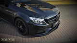 AERO Dynamics Frontlippe für Mercedes Benz C-Klasse W205|S205 C63 AMG|C63S AMG Köper Carbon glänzend - The Performance Shop | Your #1 Source for Performance Parts